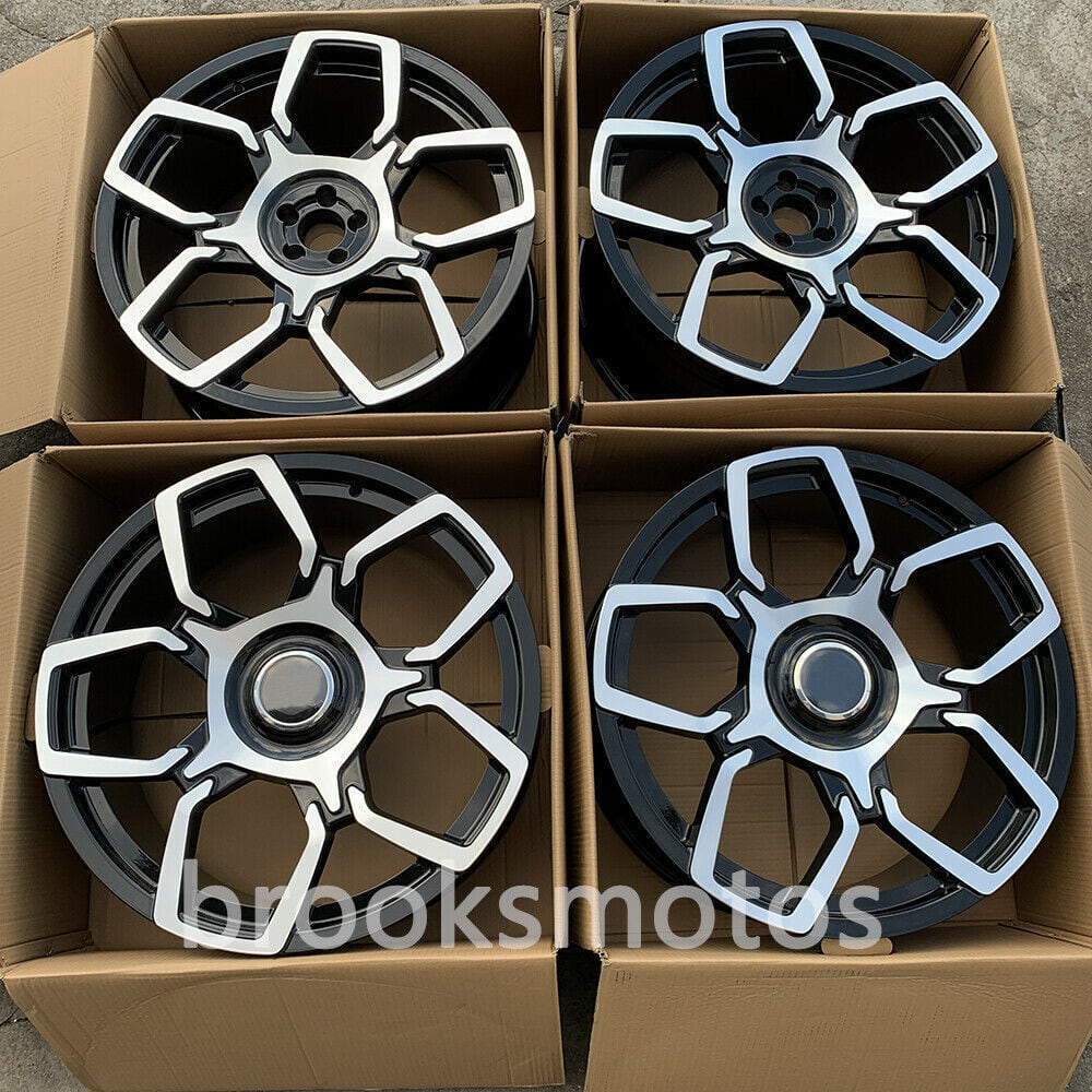樂天商城 - 24インチ NEW　GED ホイールセット ROLLS ROYCE CULLINAN 24X10 ブラック 　-BRN-1375★