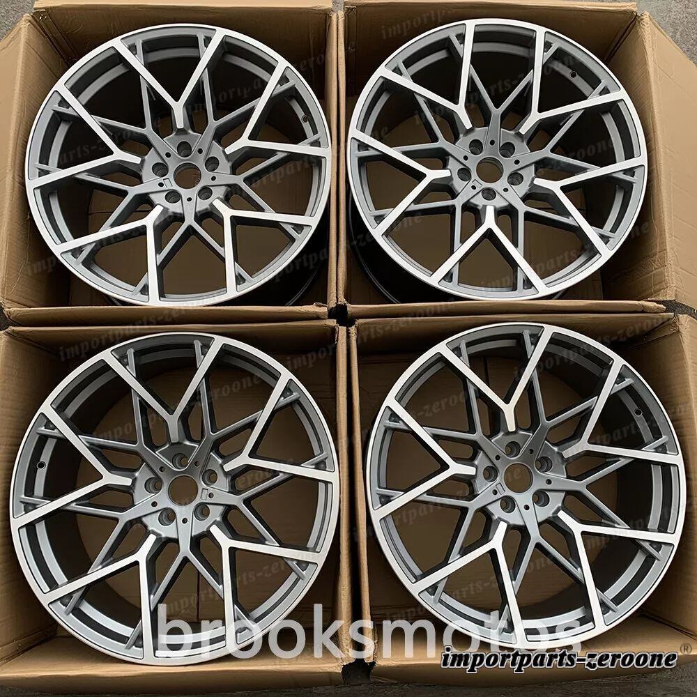 22インチ ニュースタイル グレー ホイール BMW X5 E70 F15 X6 E71 F16 5x120 795 4 本セット LI-1298