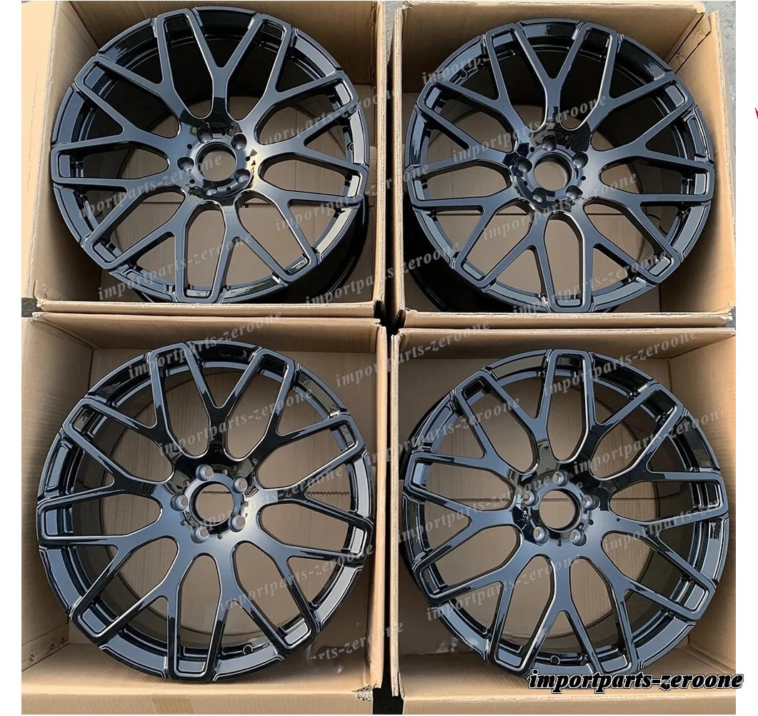 樂天商城 - メルセデスベンツ CLS クラス W218 21インチ B スタイルグロスブラックホイール　-BRN-12474