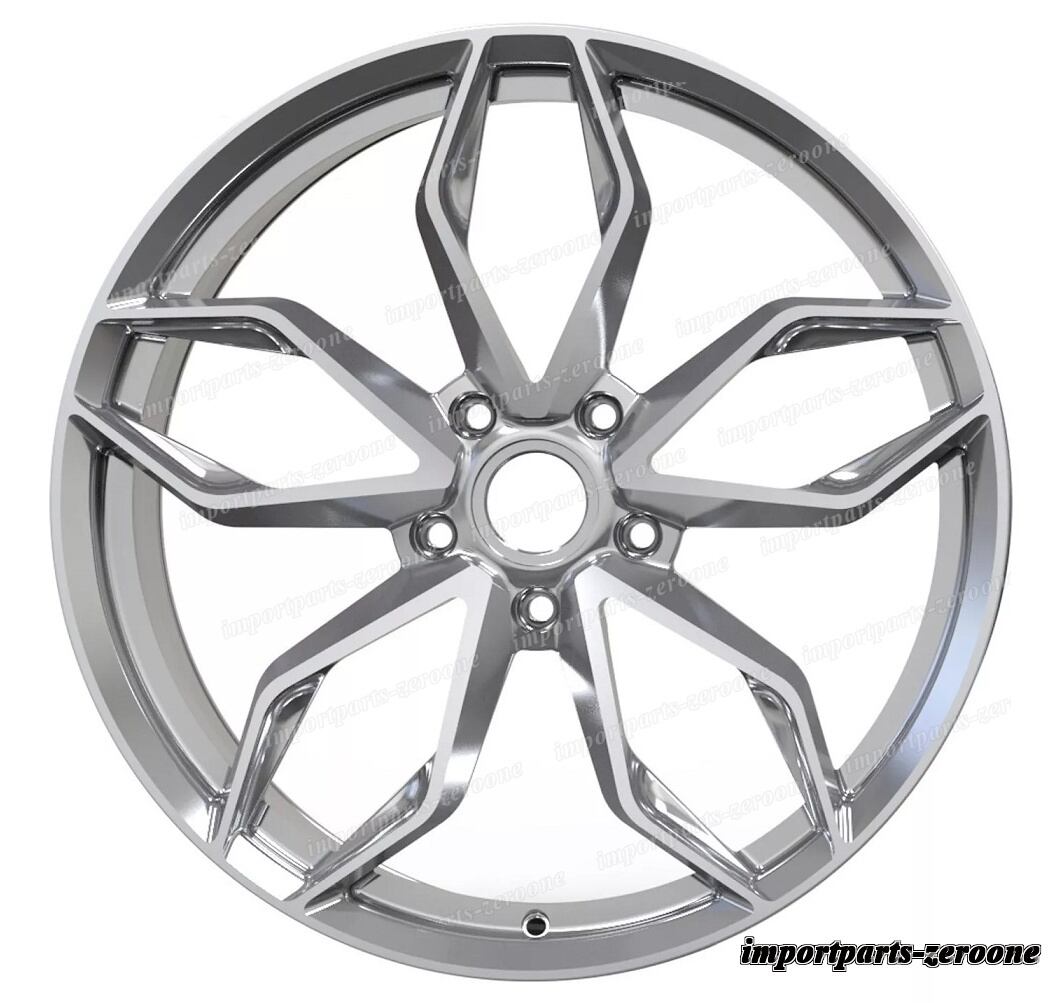 樂天商城 - 21インチ シルバー H スタイル ホイール 21x9 4 個セット　-BRN-12458