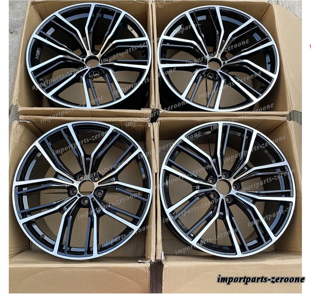 22インチ 新品 コンケーブ スタイル ホイール 2019+ BMW X5 2020+ X6 5x112 701 4 本セット　-BRN-12128ー2