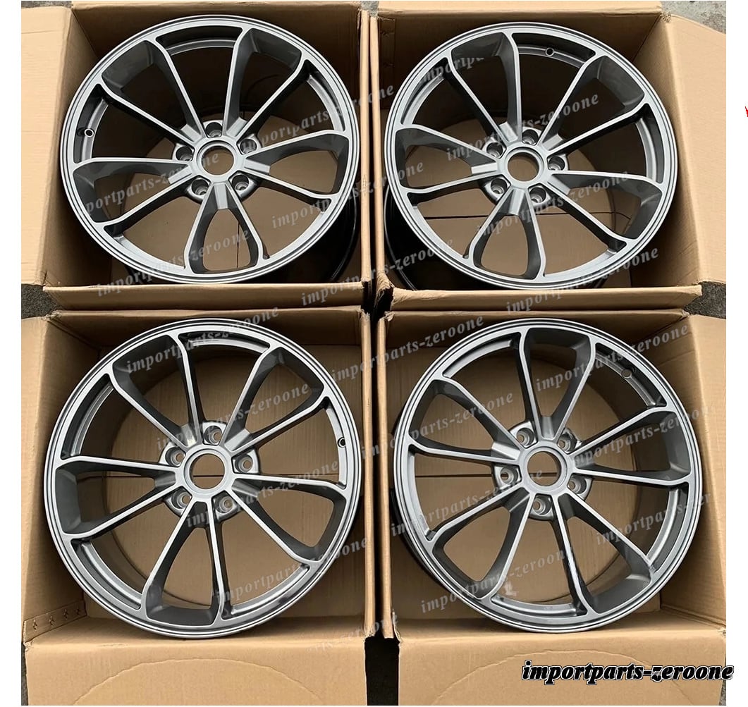 樂天商城 - 19インチ スタッガードグレースタイルホイール ポルシェ 987 Cayman 19x8.5 19x10　-BRN-12426