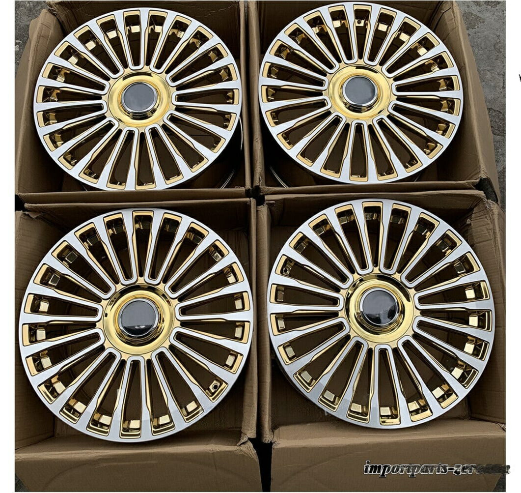 2013-2017 キャデラック XTS Vスポーツ 20インチクロームゴールド　mスタイルホイール　-BRN-11701　鍛造　★