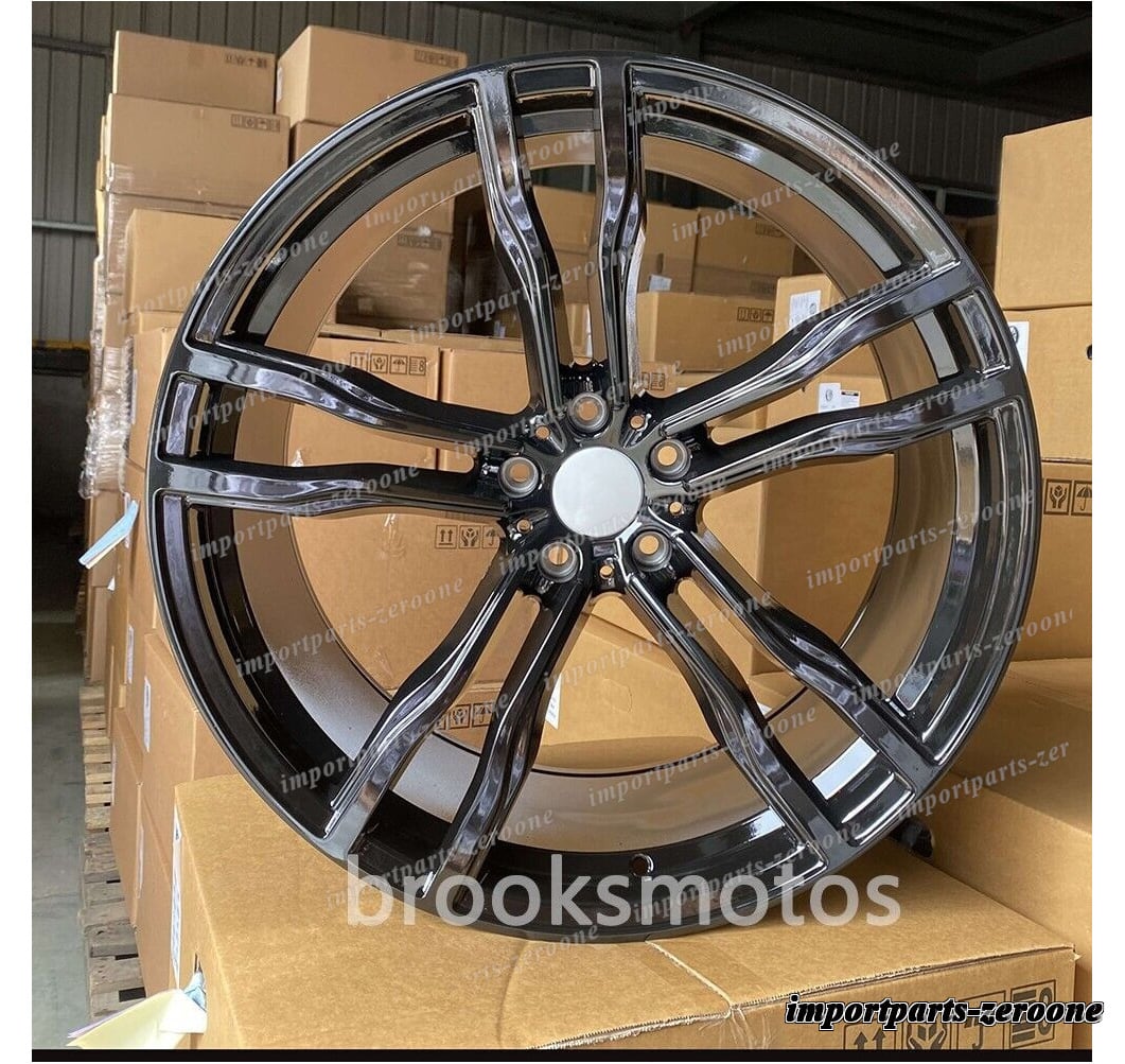 樂天商城 - 20インチ　グロスブラックスタッガードホイール　BMW X5 E70 F15 X6 E71 F16 　5x120 612　-BRN-11868　鍛造　★