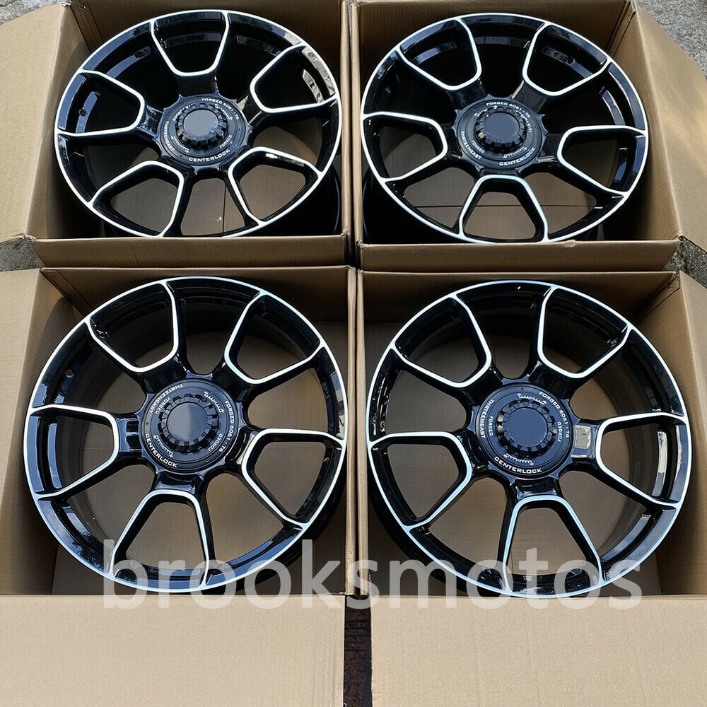 19インチ NEW ブラック スタイル 鍛造 ホイール ポルシェ 997 991 911 ナロー ボディ BRN-1998