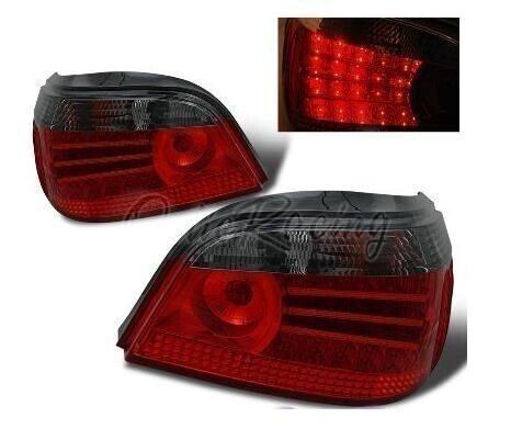 ◇ 04-07 BMW E60 5シリーズ 525i/530i/545i LED レッドスモークテールレンズ -RE-1019