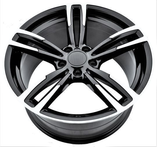 19インチ Staggered Black ホイール ( 4本セット ) BMW 1 2 3 4 5 6 シリーズ X1 X3 X4 　-DFO-1046