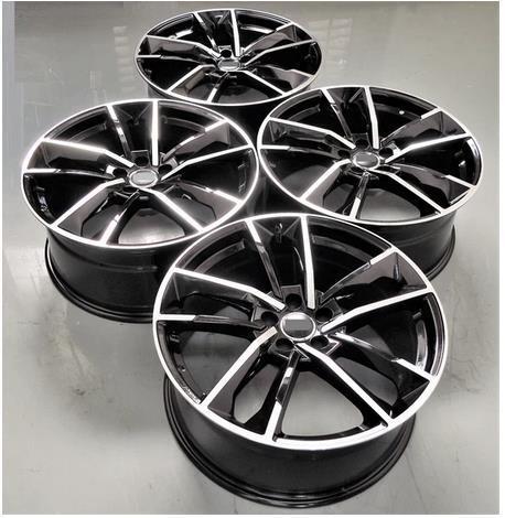 19インチ Black ホイール ( 4本セット ) アウディ A4 A5 A6 A8 S4 S5 S6 S8 RS4 RS5 RS6 TT Q4 Q5 　-DFO-1038