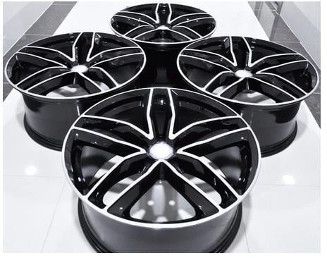 19インチ Black ホイール ( 4本セット ) アウディ A4 A5 A6 A8 S4 S5 S6 S8 RS4 RS5 RS6 TT Q4 Q5 　-DFO-1219