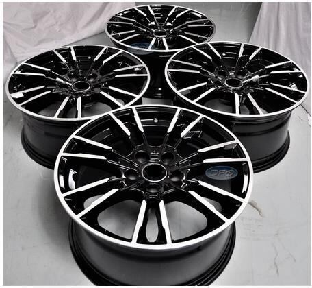 樂天商城 - 19インチ Staggered Black ホイール ( 4本セット ) BMW 1 2 3 4 5 6 シリーズ X1 X3 X4 　-DFO-1287