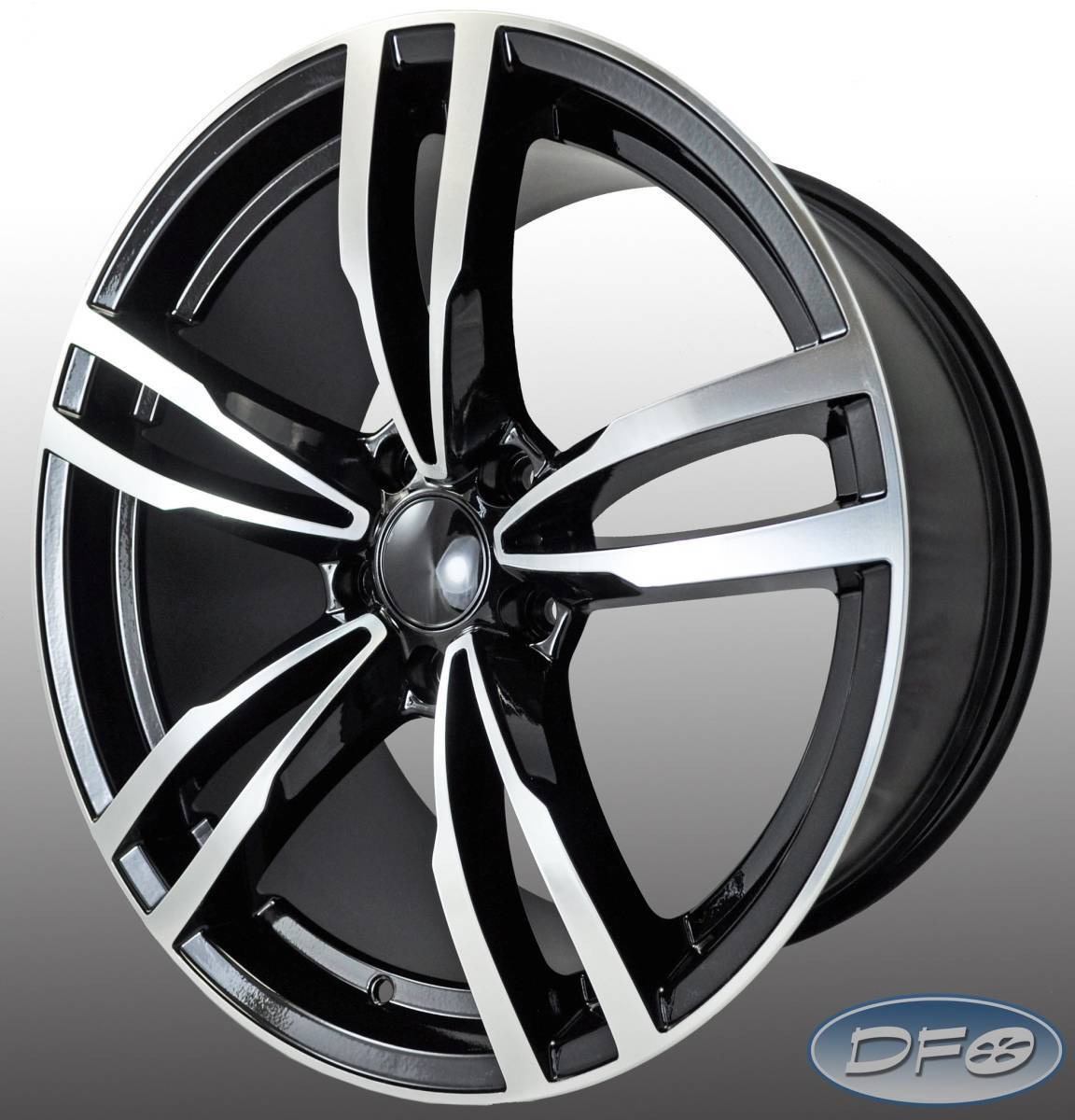 樂天商城 - 18インチ Staggered Black ホイール ( 4本セット ) BMW 1 2 3 4 シリーズ X1 X3 X4 Z3 Z4 　-DFO-1124