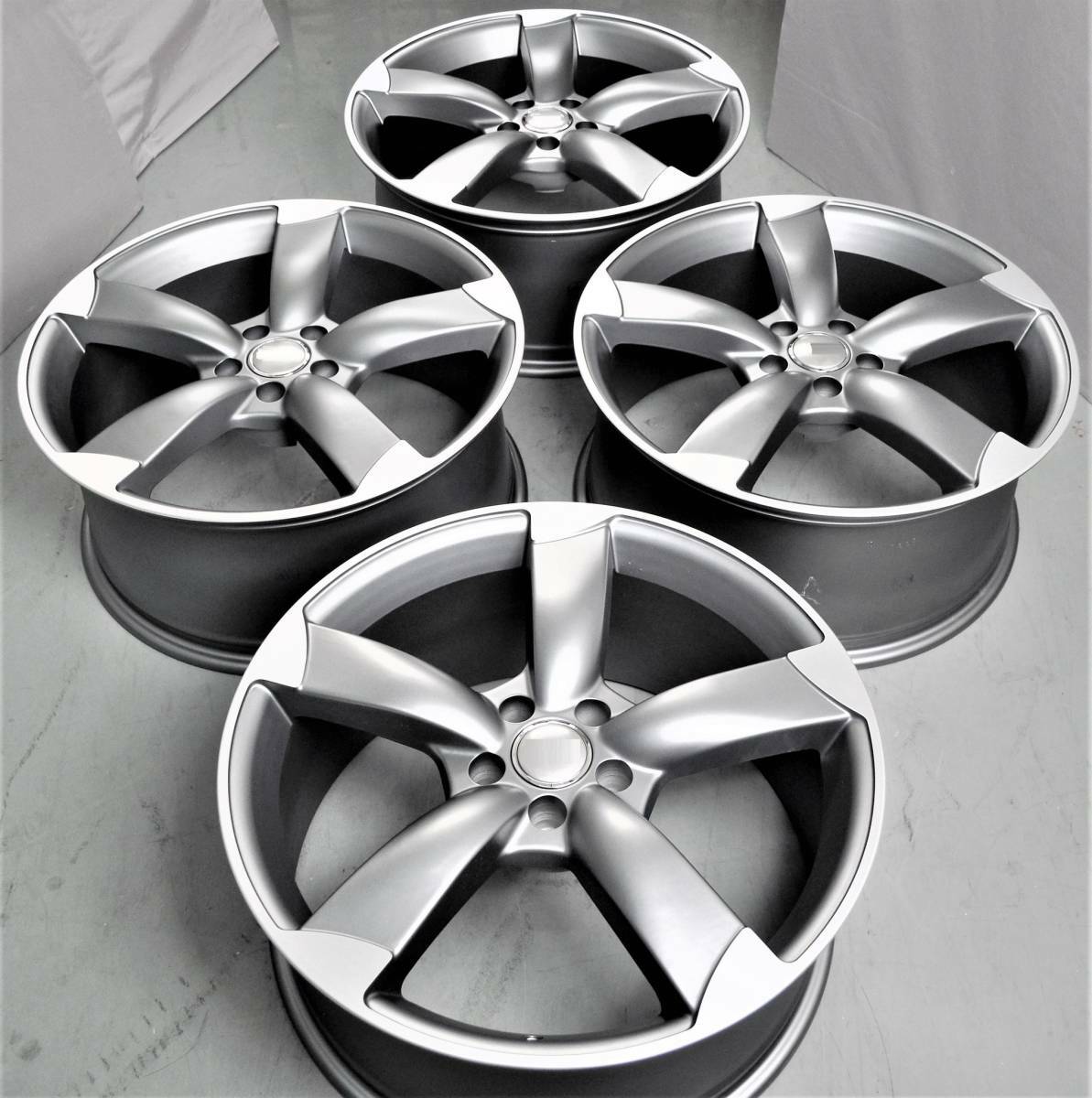 樂天商城 - アウディ　17インチ 　マットガンメタ　　ホイール4本セット Audi A4 A6 A8 S4 S6 RS4 Q31426