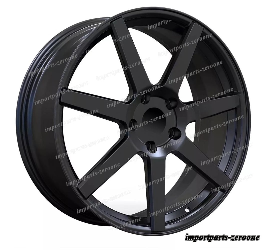 2020+ ポルシェ タイカン 21インチ 7 スポークグロスブラック スタイル ホイール　-BRN-12629★