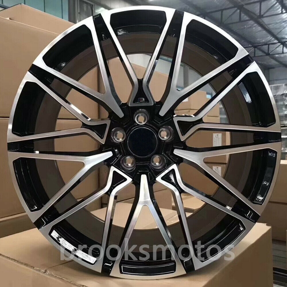 21インチ　2020+ BMW X6M X5M 　インナーラック STYLE ホイールセット 21X10 21X11.5 5X112 4本セット 818 　-BRN-1017★