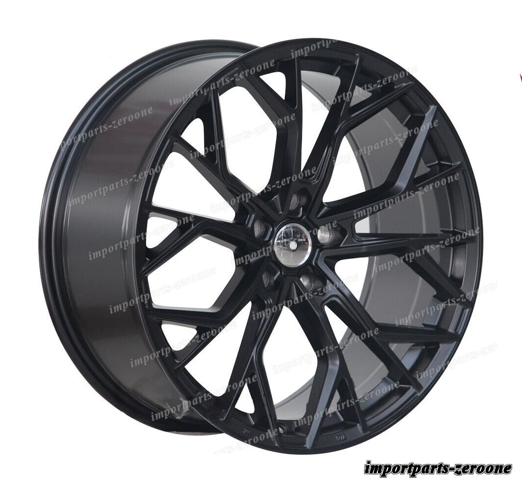 22インチ 新しいサテンブラックスタイルホイール 2016 + アウディ q7 q8 RS Q7 RS Q8 22x10.5 　-BRN-12340★