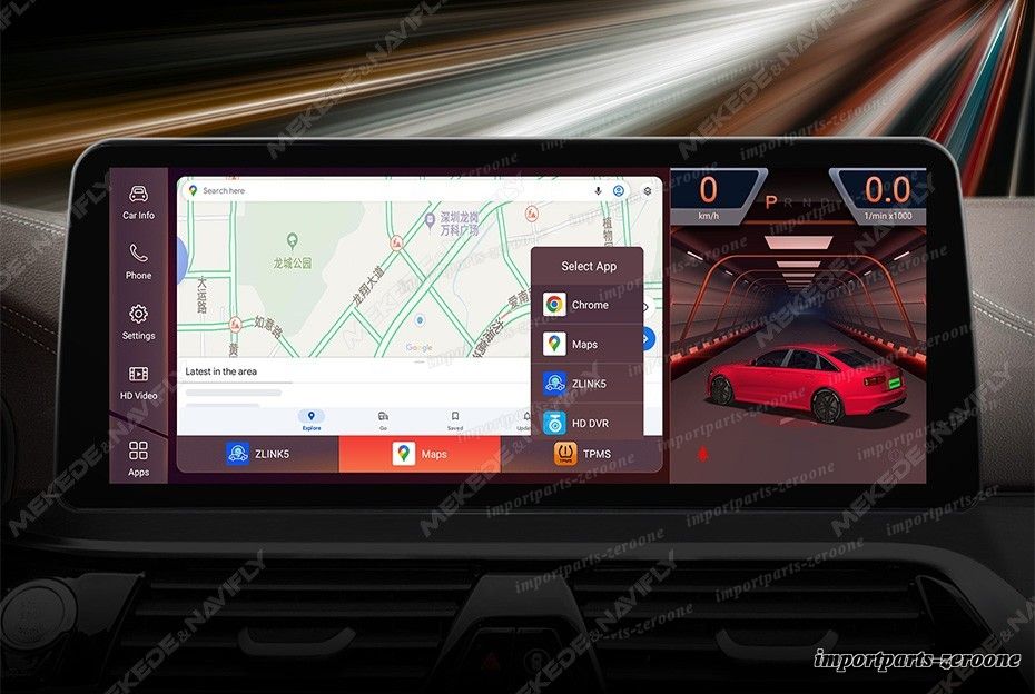 BMW Z4 E89 2009-2018 モニターなし アンドロイドナビ 12.3インチ 668S 6+64G -RA-1147