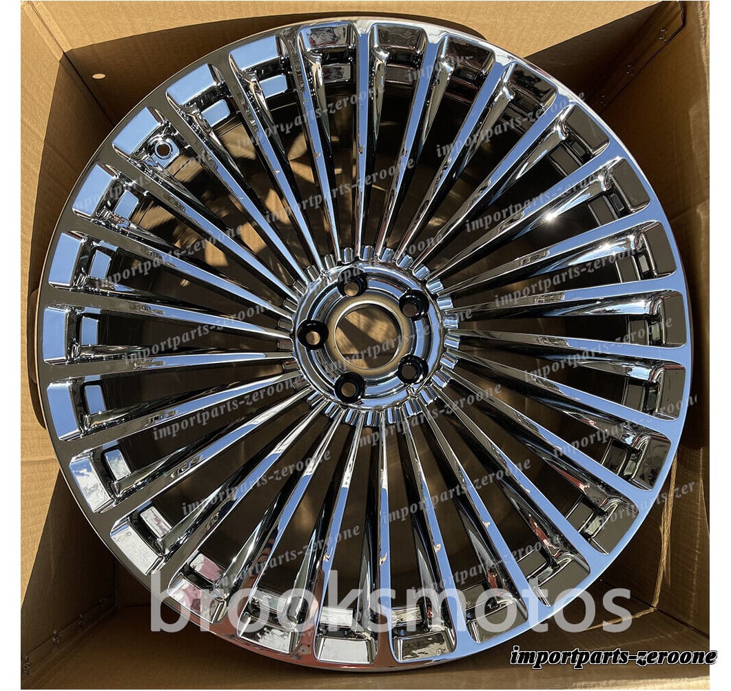 22 インチ 新品 クローム スタイル ホイール メルセデスベンツ W222 S CLS クラス　-BRN-11939★