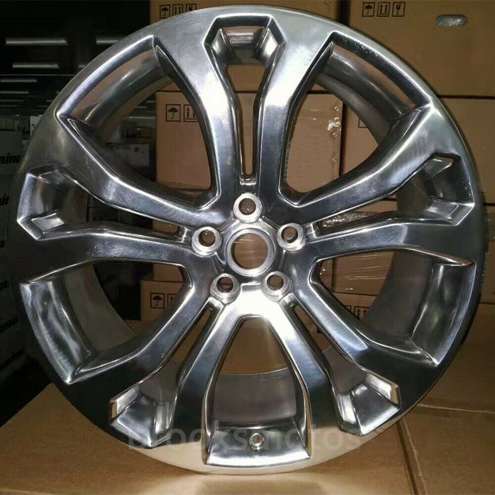 22インチ SPORT ポリッシング STYLE ホイールセット レンジローバー VOGUE SPORT グレー 5x120 　-BRN-..