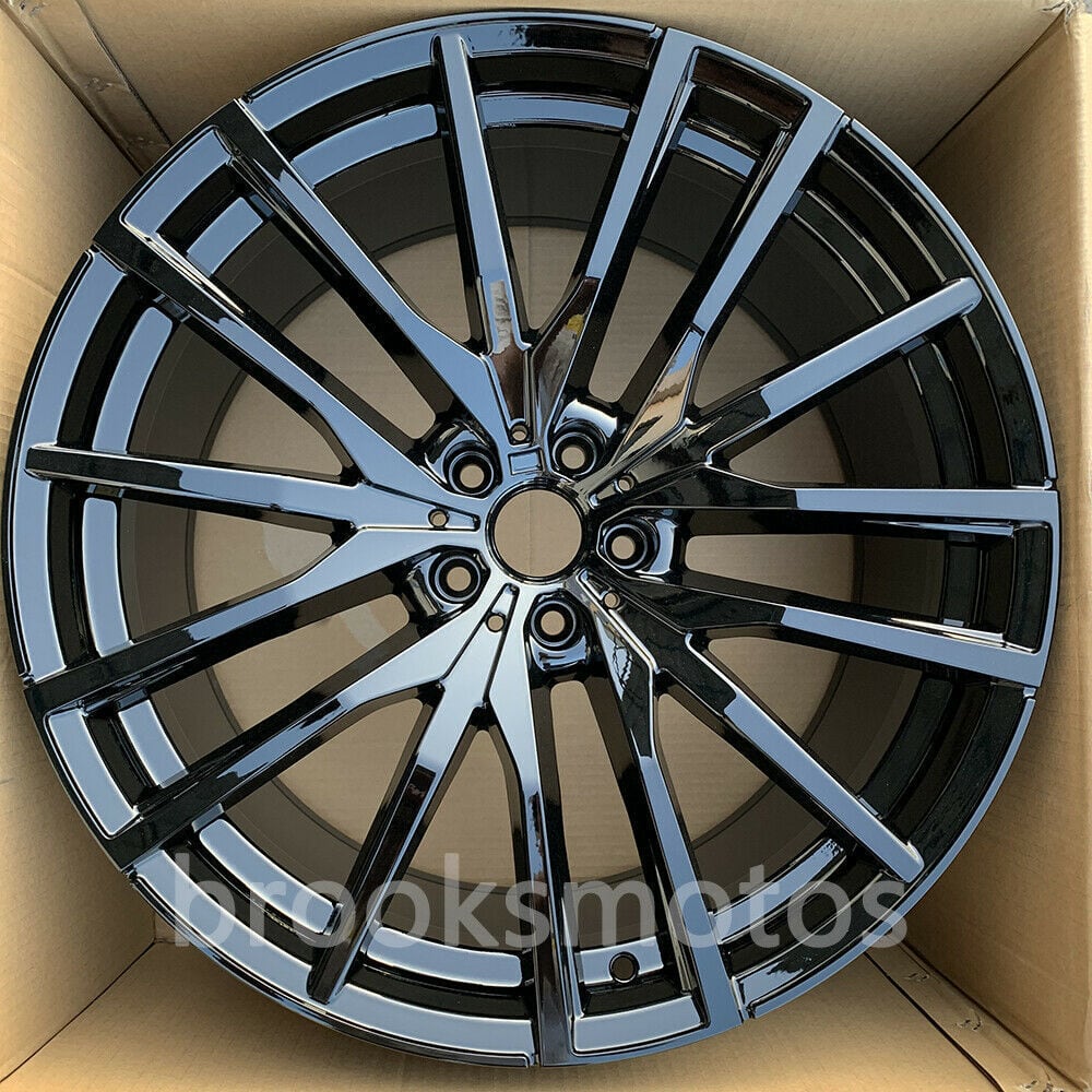 22インチ NEW　マルチ スポーク STYLE ホイールセット 2019+ BMW X5 2020+ X6 5X112 742 22x9.5 　-BRN-1323★