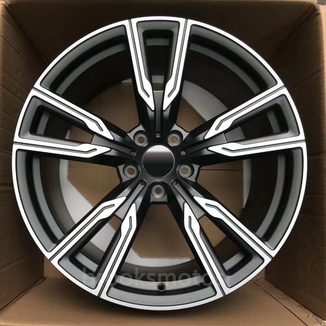 樂天商城 - 22インチ NEW　マルチ スポーク STYLE ホイールセット 2019+ BMW X5 2020+ X6 5X112 742 22x10.5 　-BRN-1322★