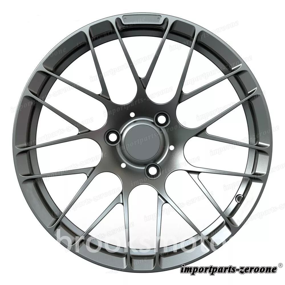 樂天商城 - 18インチ鍛造グレーホイール 18x7 ET20 18x8.5 ET10 3x112 57.1 マットガンメタルフル LI-2052