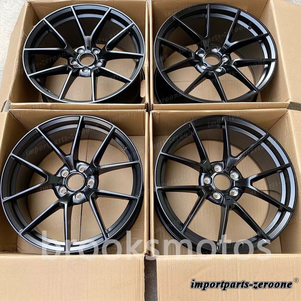 19インチ鍛造サテンブラックスタイルホイールフィットbmw F87 M2 コンペティション LI-2038
