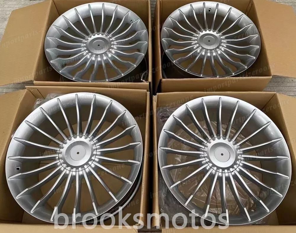 樂天商城 - 20インチ B7 スタイル シルバー ホイール 2013-2016 BMW 5 シリーズ 535 550 826 F10 F11 適合 LI-1994