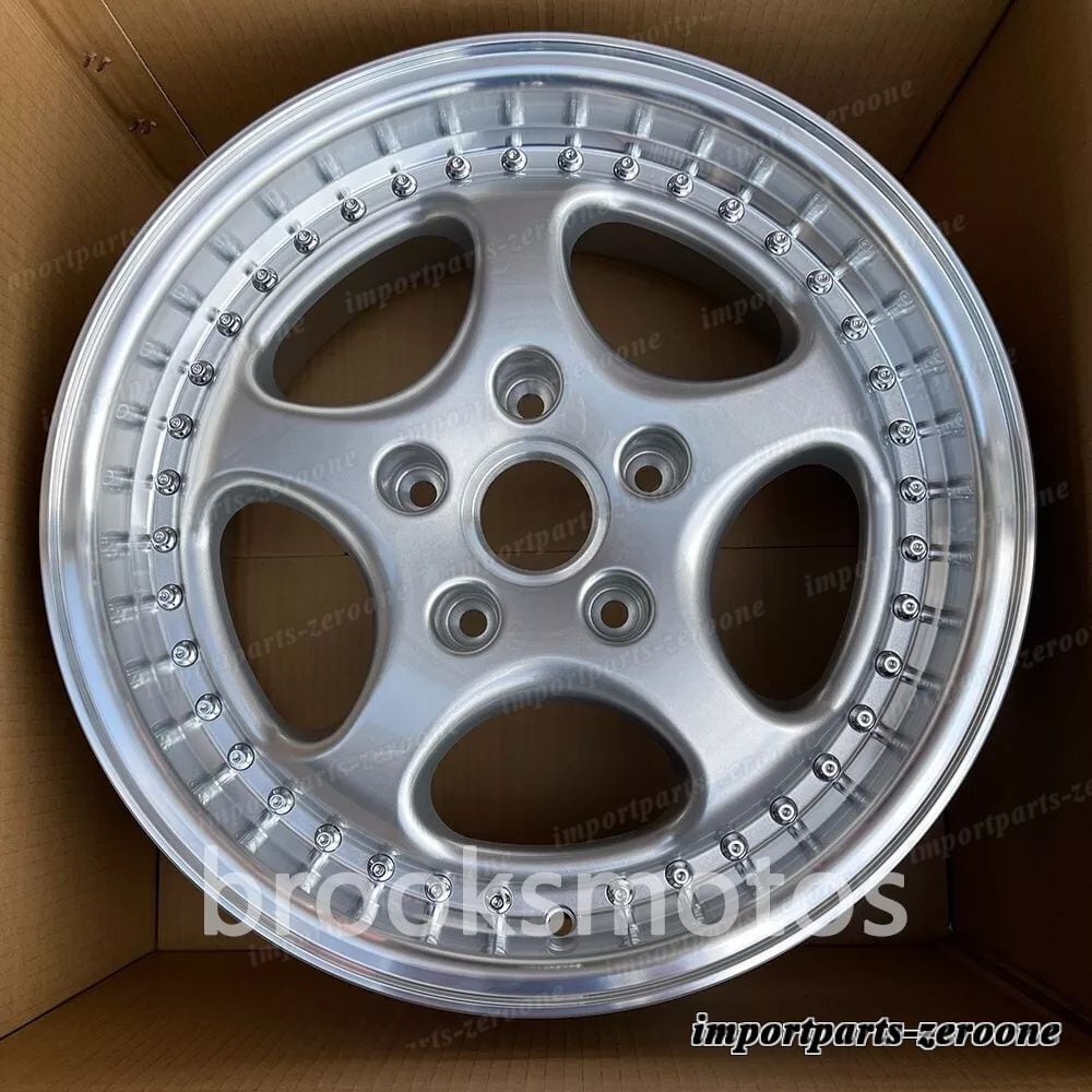 19インチクラシックワイドシルバースタイルホイールポルシェ996 997 911 ナローボディ適合 LI-1955