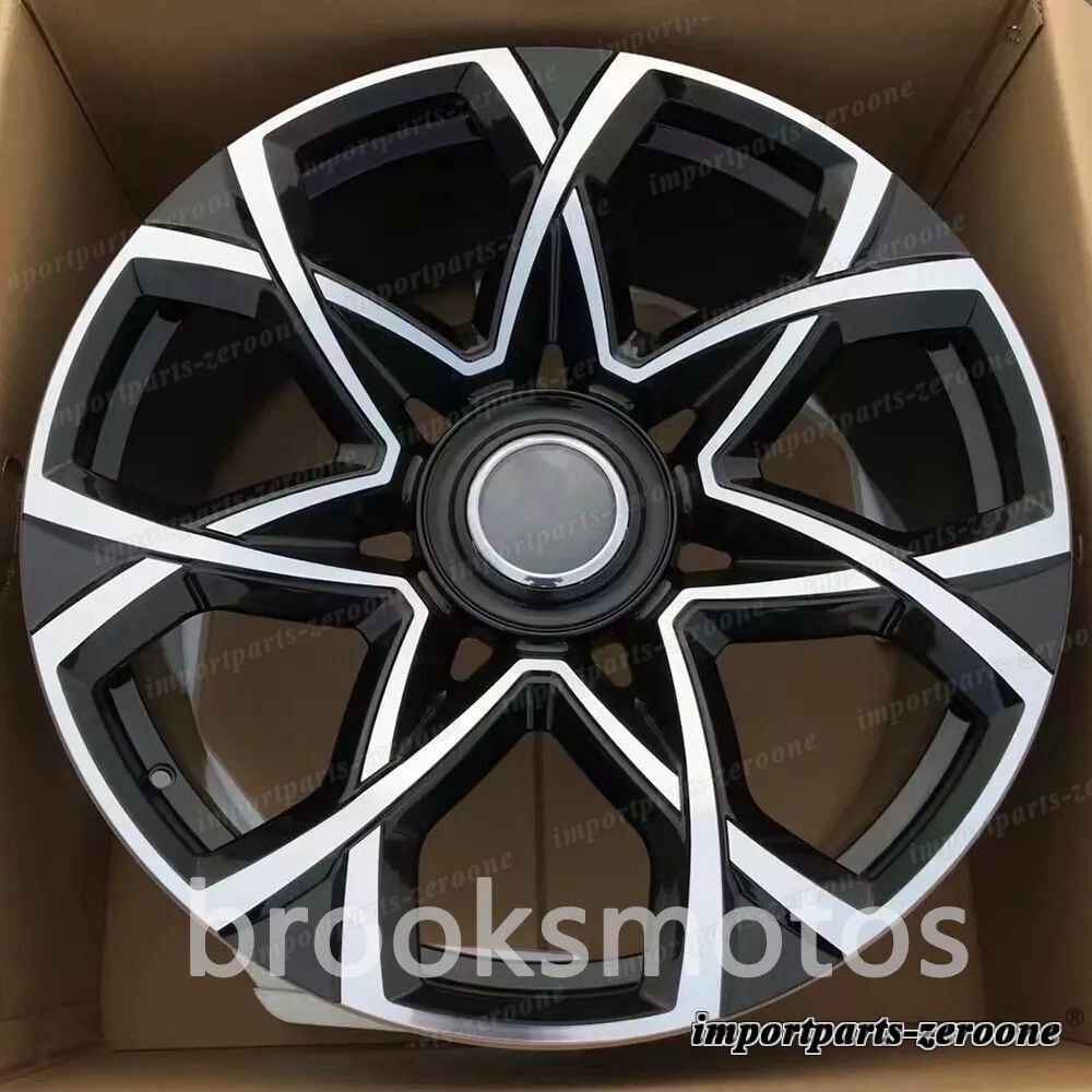 24インチ新品マルチスポークグロスブラックフォージドホイールロールスロイス カリナン適合 LI-1946