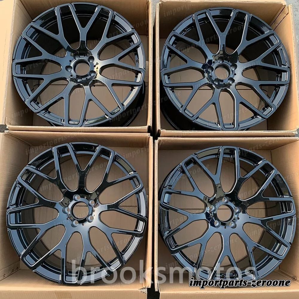 樂天商城 - 20インチ鍛造 B スタイル ブラック ホイール フィット メルセデスベンツ W213 E53 E63 20x9.5 20x10.5 LI-1933