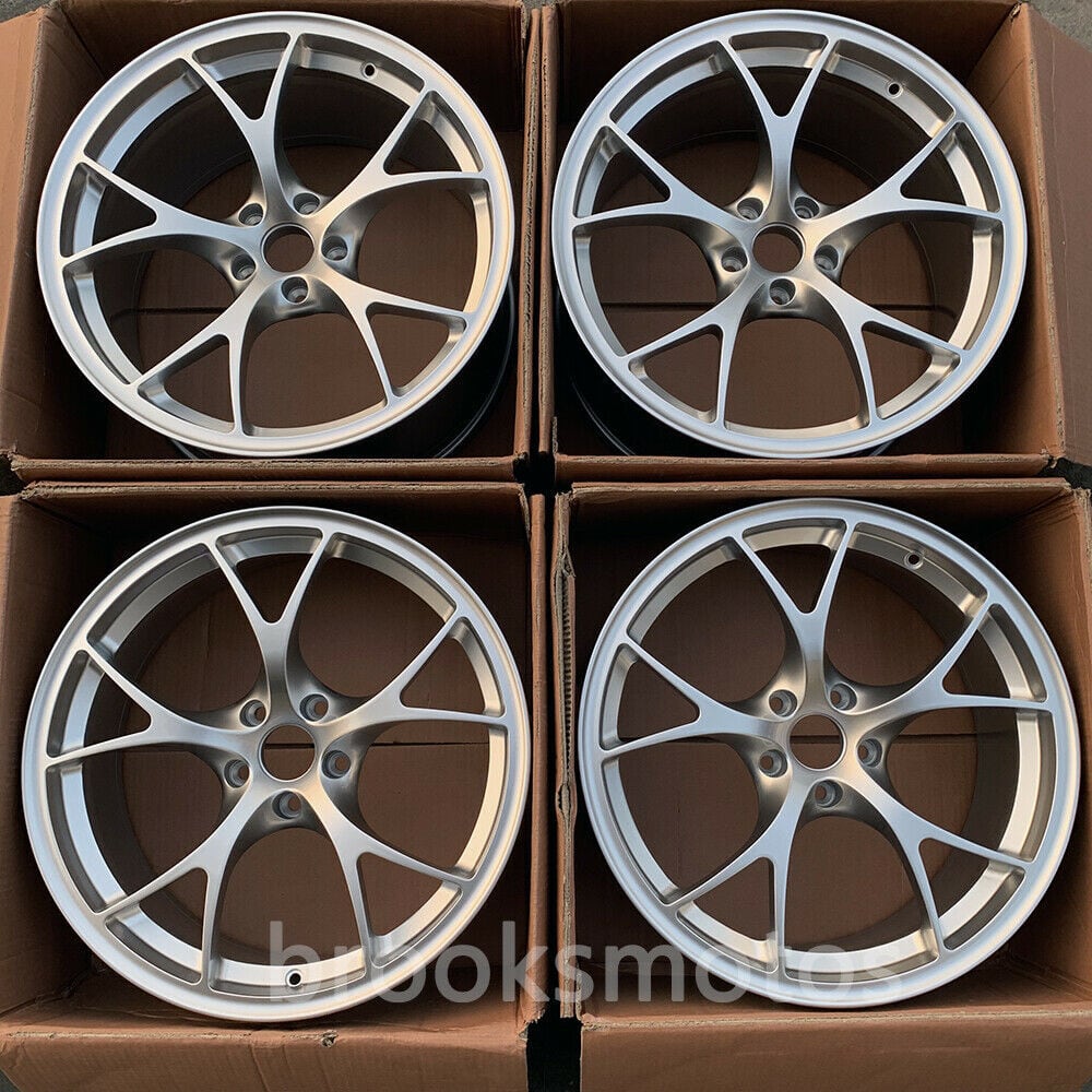 樂天商城 - アルファロメオ ジュリア 18インチ ハイパーシルバー 鍛造 ホイール 18X8 4 本セット BRN-1273