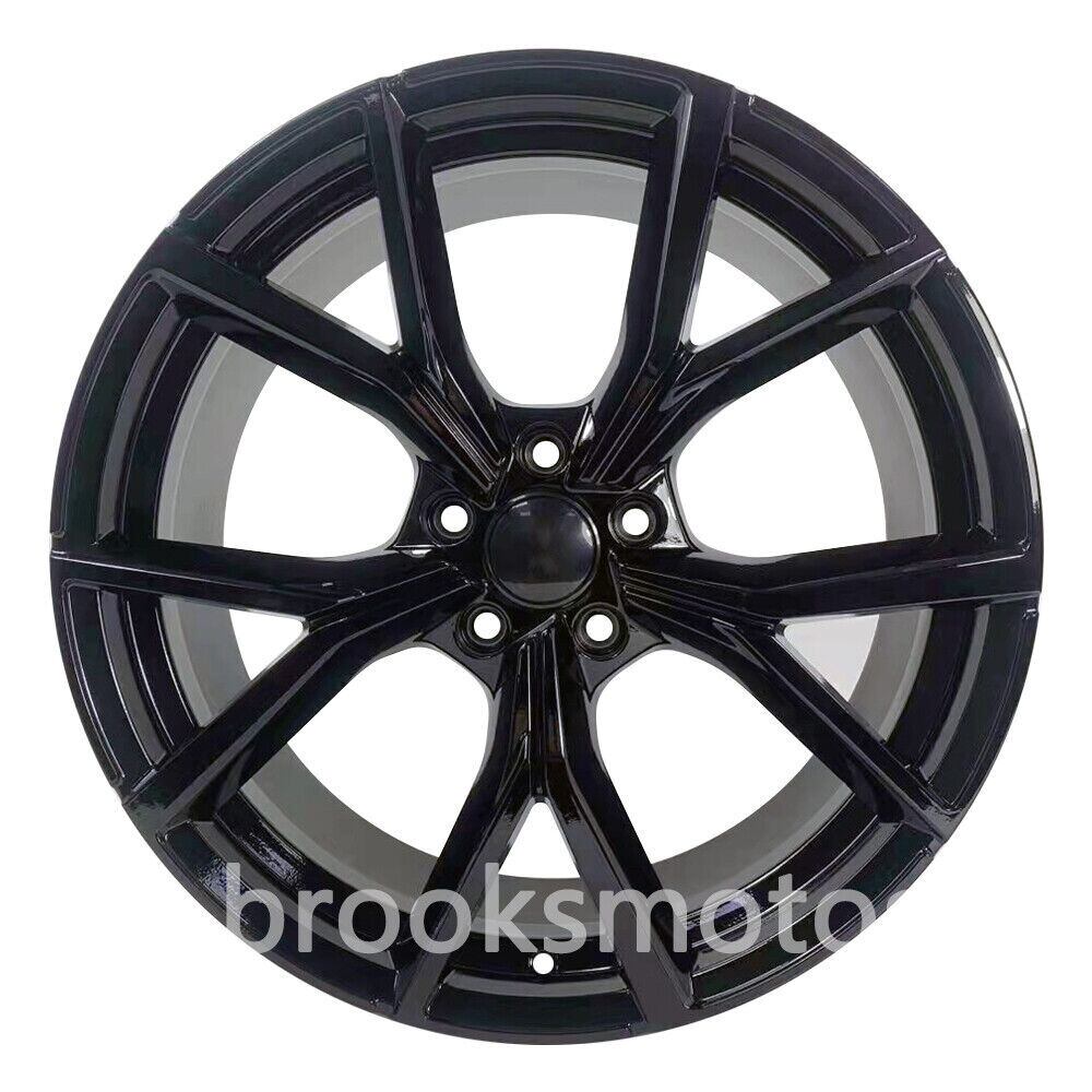 樂天商城 - 21インチ NEWグロスブラックスタイルホイールVW TOUAREG ARTEON R 21x9.5 BRN-1295