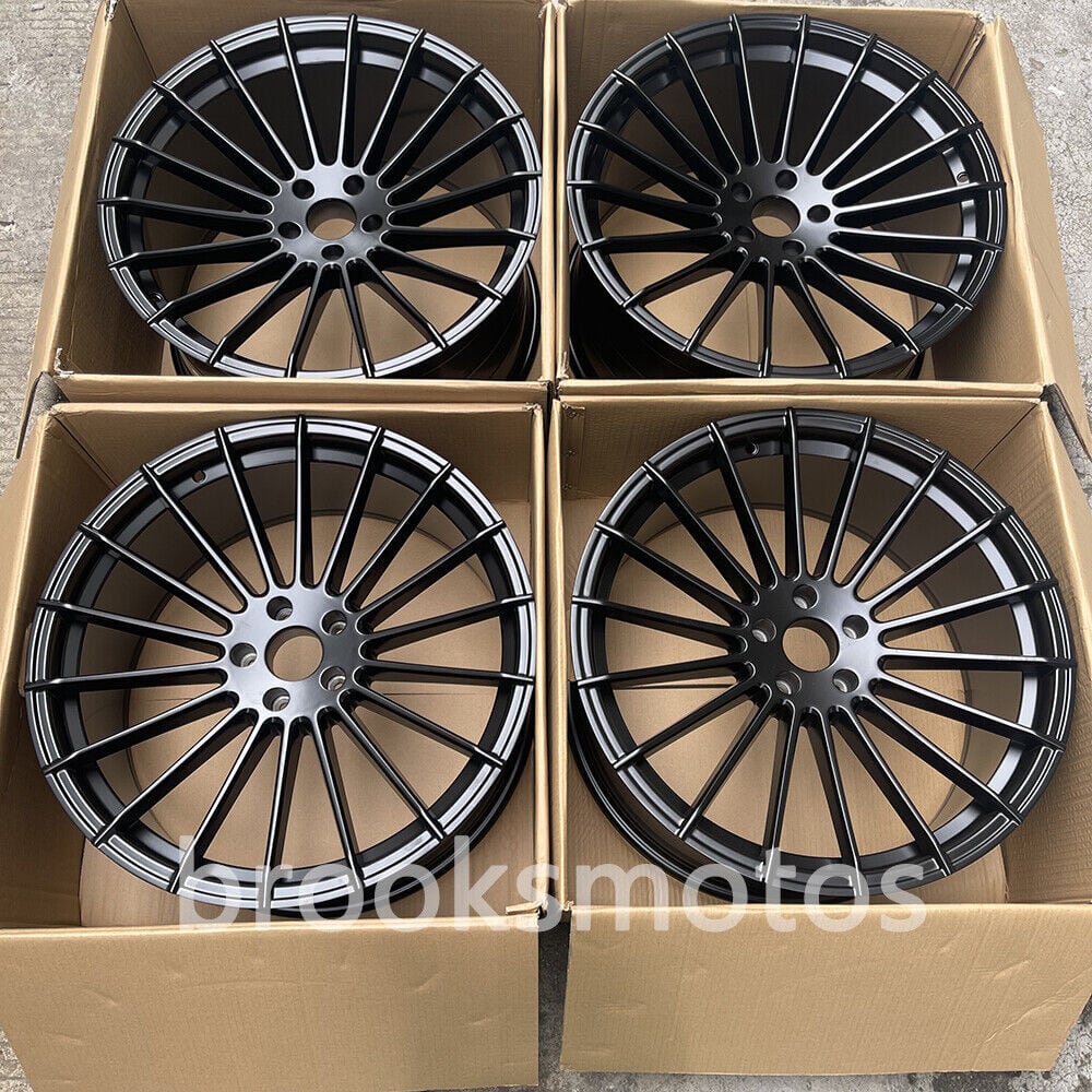 樂天商城 - 22インチ HM スタイル サテンブラック ホイール BMW 2019+ BMW X5 2020+ X6 5X112 4 本セット BRN-1543