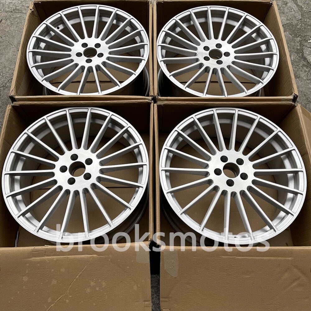 21インチ NEW HM ブラシスタイル ホイール 2015+ アウディ Q7 SQ7 4M 21X10 オフセット 26 BRN-1538