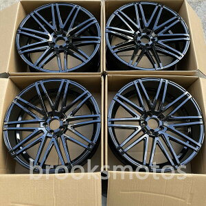 22インチ グロス ブラック スタイル ホイール 2006+ ポルシェ カイエンヌ 2005-2015 Q7 22X10.5 BRN-1532