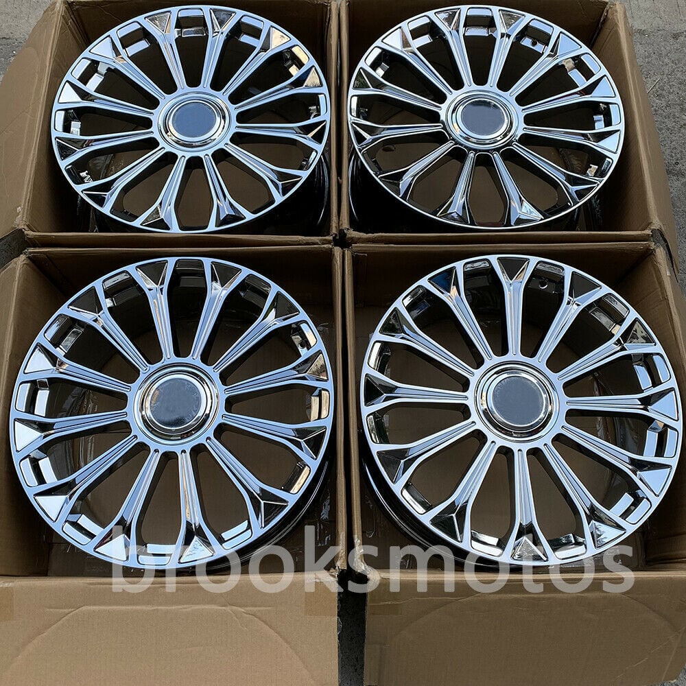 樂天商城 - メルセデスベンツ W222 S450 マイバッハ Sクラス 20インチ NEWクロームスタイルホイール BRN-1476
