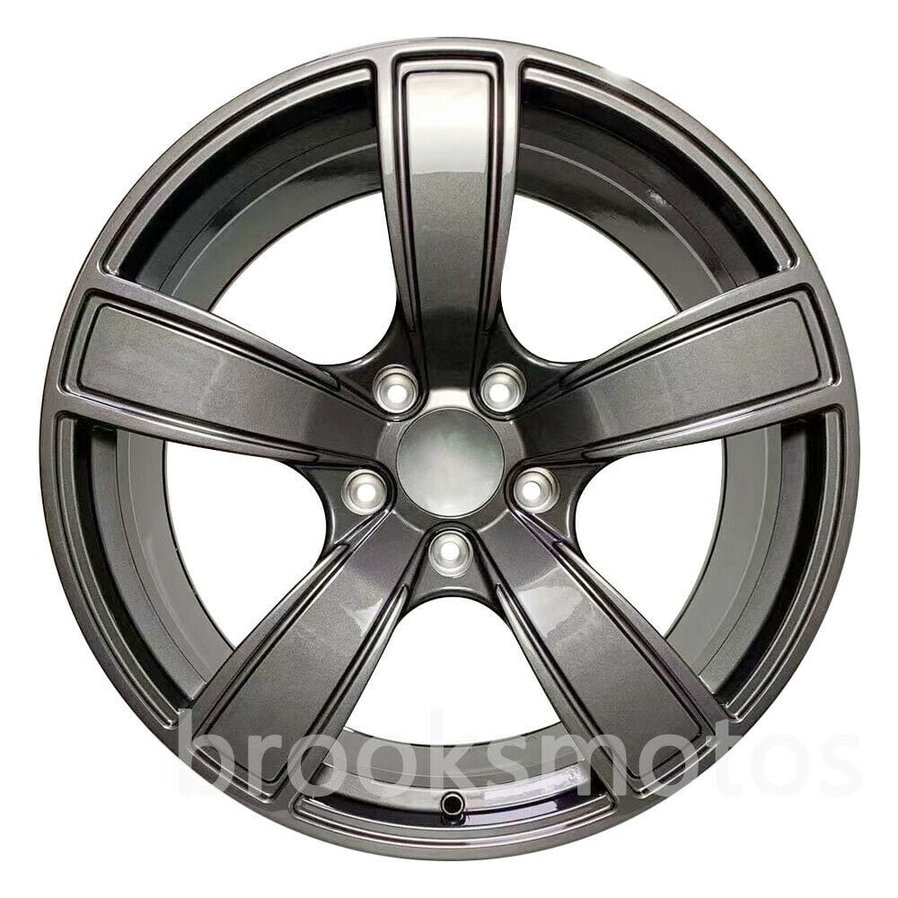 21インチ NEW 5 スポーク グレー スタイル ホイール 2017+ ポルシェ ケイマン 21X9.5 21x11 BRN-1462