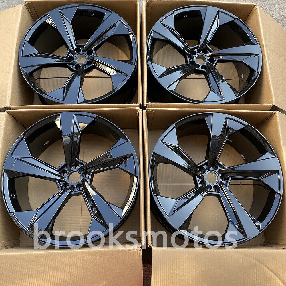 21インチ NEW 5 スポークホイール 2016+ アウディ Q7 SQ 21X9.5 オフセット 30 BRN-1458