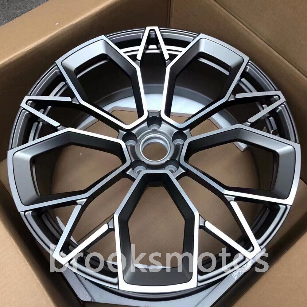 21インチ NEWグレースタイルホイールは 2003-2016 ポルシェ　 ケイマン 21X10 オフセット 50 BRN-1449