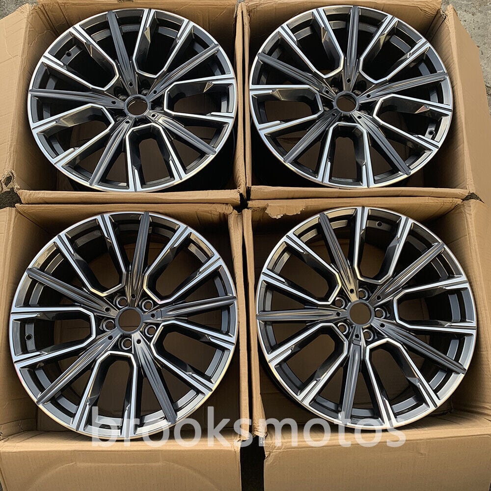 21インチ NEWグレースタイルホイールは 2008-2014 BMW 7 シリーズF 01 02 03 04 817 BRN-1446