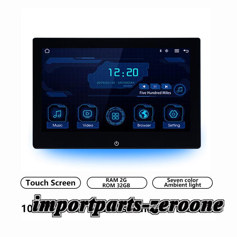 10.1インチ 車載用 Android ヘッドレストモニター WiFi Bluetooth GPS搭載 タッチスクリーン 4K対応 後..
