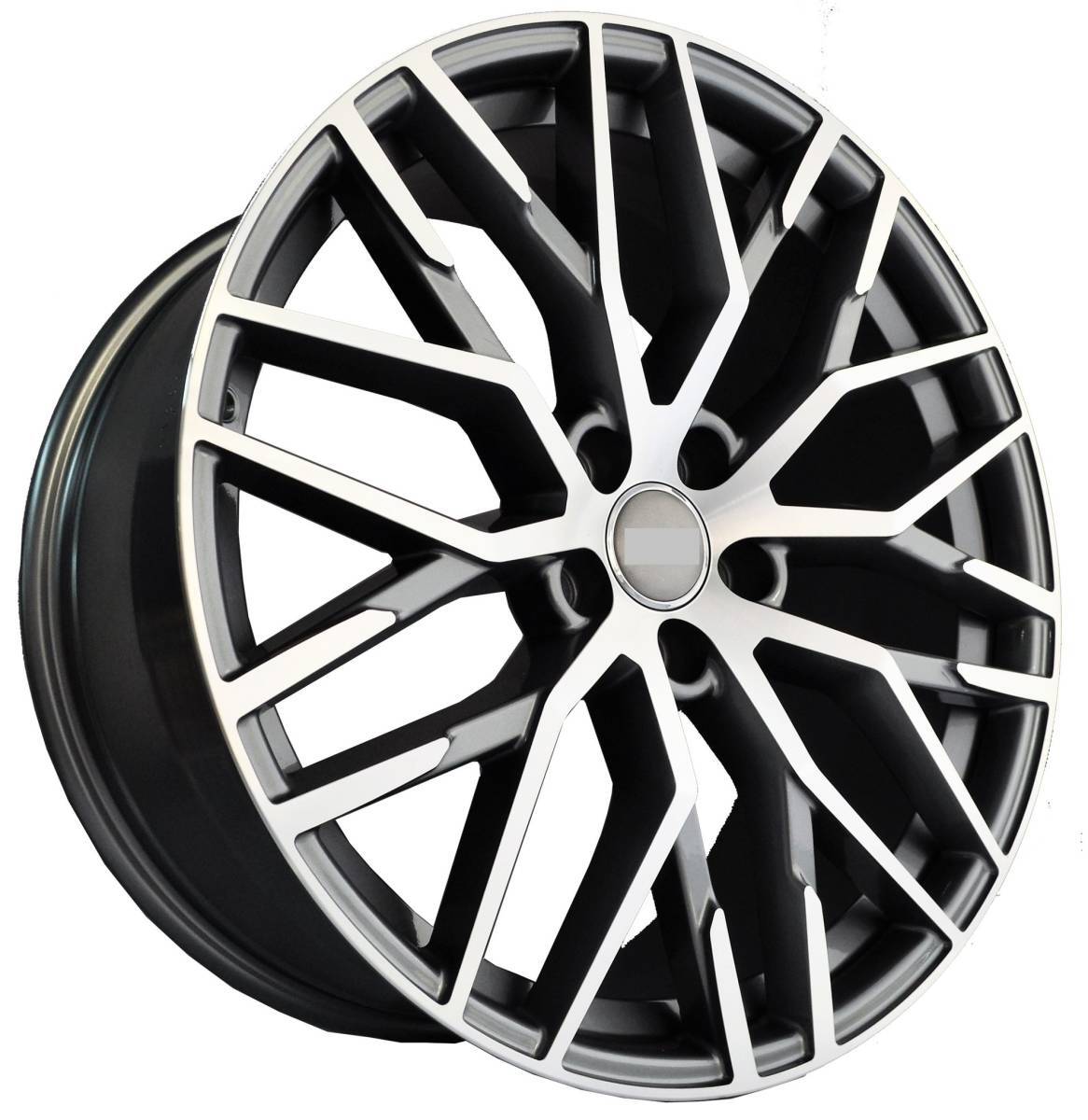 22インチ Grey ホイール ( 4本セット ) アウディ Q7 VW トゥアレグ 　-DFO-1257