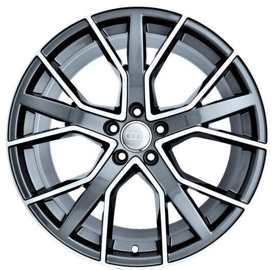22インチ Grey ホイール ( 4本セット ) アウディ Q7 VW トゥアレグ 　-DFO-1258