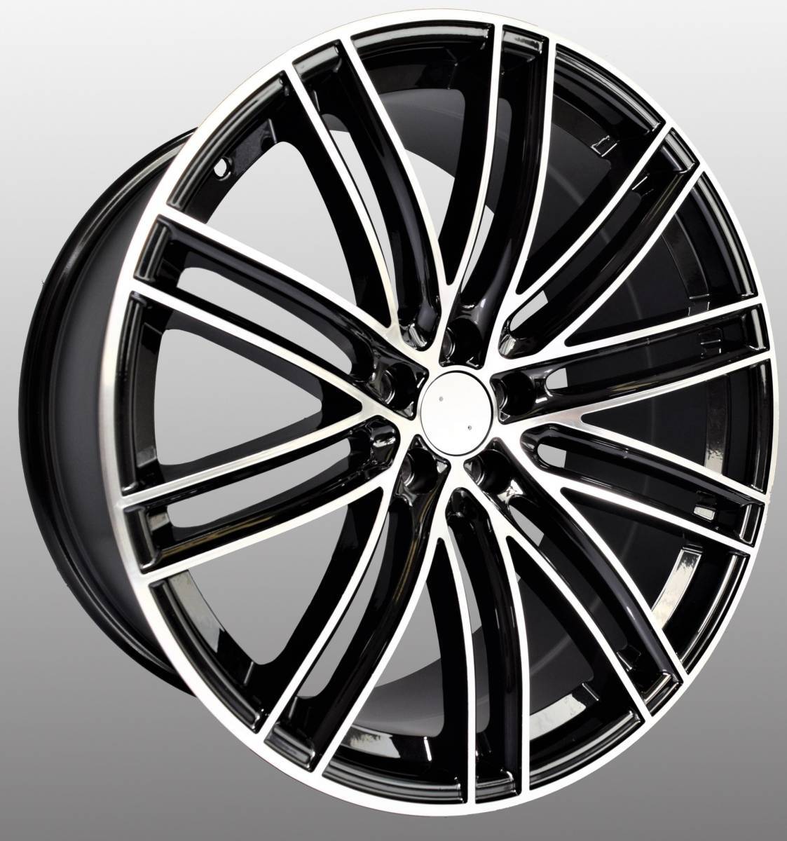 21インチ 2020 Style Black Staggered ホイール ( 4本セット ) ポルシェ マカン 　-DFO-1082