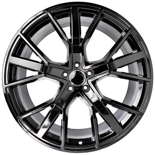 21インチ Black ホイール ( 4本セット ) アウディ A6 A7 A8 S6 S7 S8 RS6 RS7 Q5 Q7 　-DFO-1250