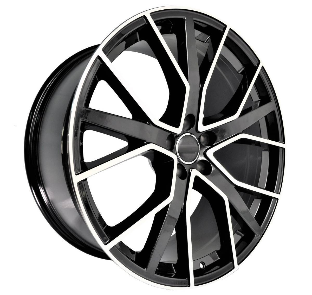 22インチ Black ホイール ( 4本セット ) アウディ A7 A8 S7 S8 RS7 Q5 Q7 　-DFO-1005　-★