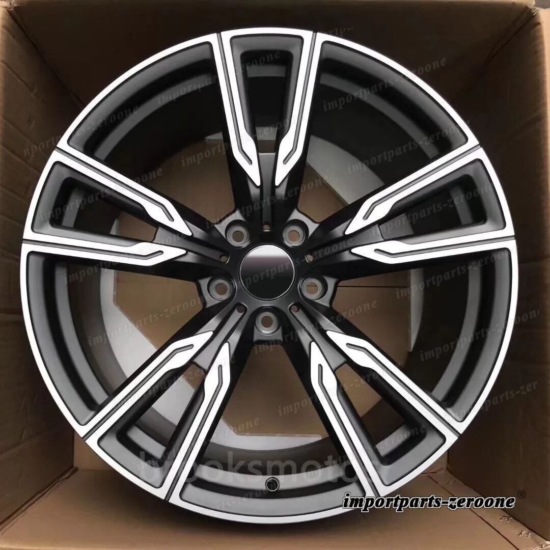 20インチ ツイン 5 スポーク グレー スタイル ホイール BMW X5 E70 F15 X6 E71 F16 747 適合 LI-2183