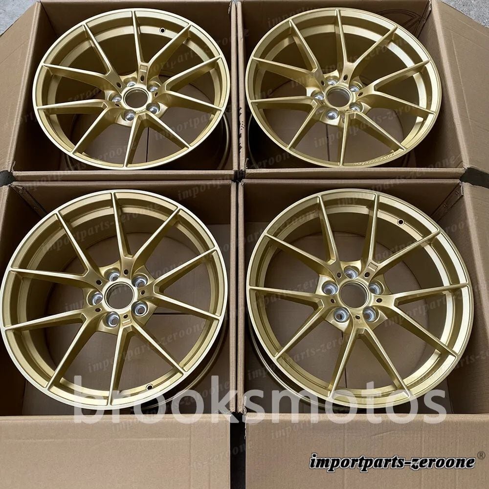 19インチ 新品 ゴールド スタイル ホイール BMW G20 21 3 4 シリーズ G22 23 4 セット LI-2112