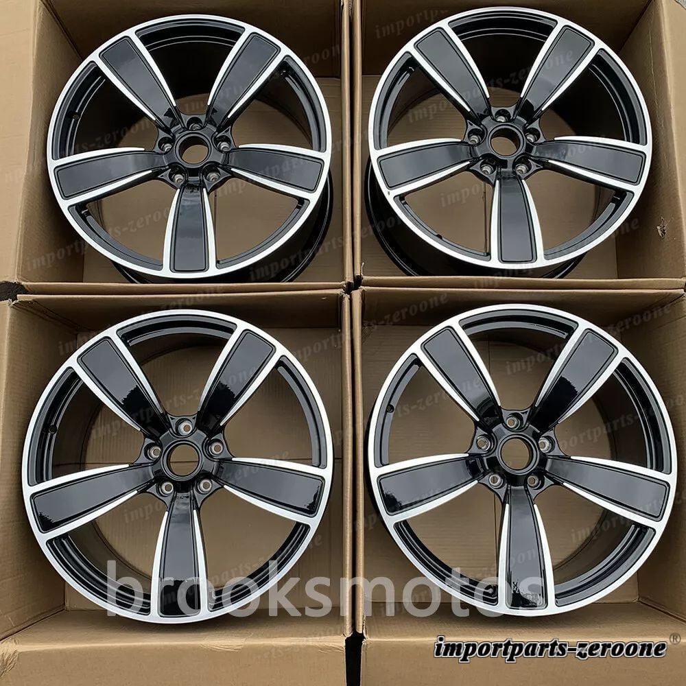 20インチ新品 5 スポークスタイル ホイール ポルシェ 982 718 20x8.5 20x10.5 LI-2089