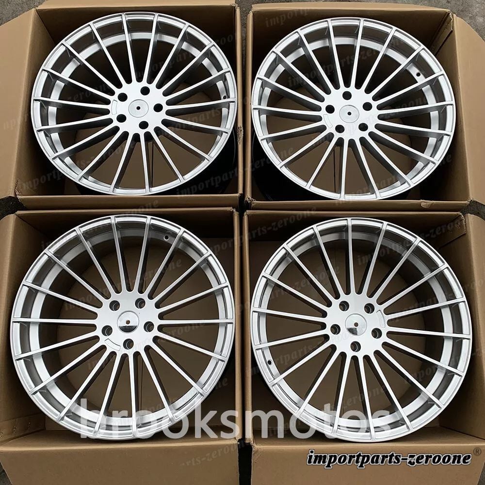 21インチHMスタイル マルチスポーク シルバー ホイール インフィニティ QX50 QX60 QX70 21x10 適合 LI-2236